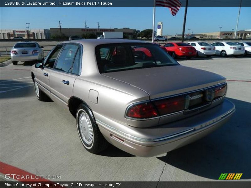 Platinum Beige Pearl / Taupe 1998 Buick LeSabre Limited