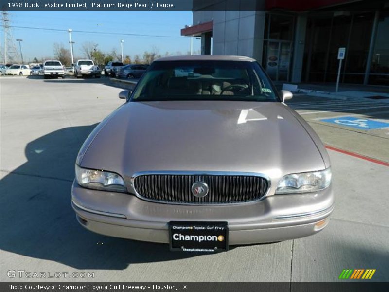 Platinum Beige Pearl / Taupe 1998 Buick LeSabre Limited
