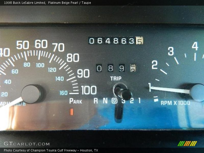 Platinum Beige Pearl / Taupe 1998 Buick LeSabre Limited