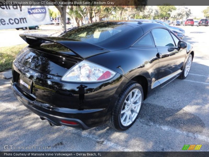 Kalapana Black Satin / Medium Gray 2009 Mitsubishi Eclipse GT Coupe