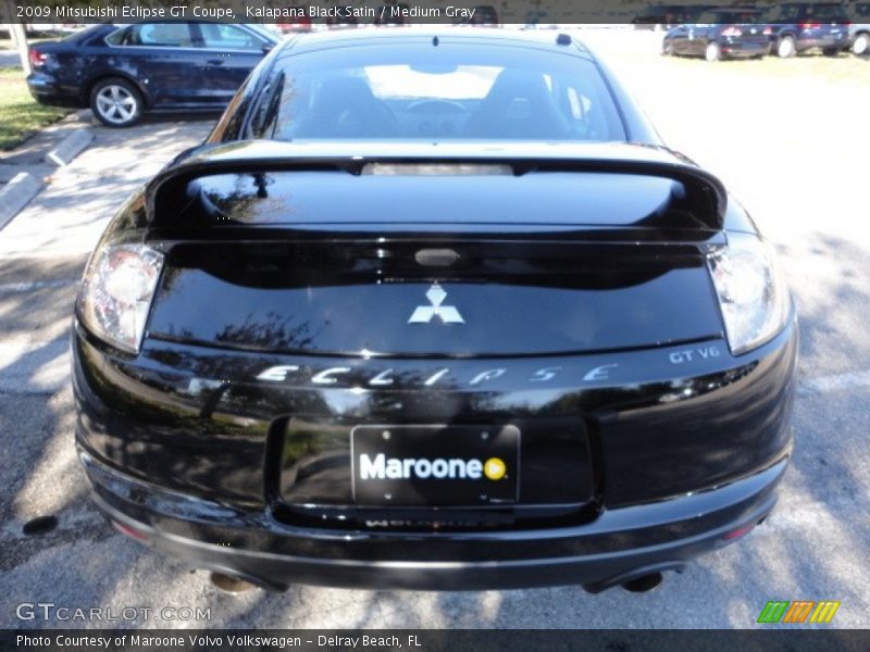 Kalapana Black Satin / Medium Gray 2009 Mitsubishi Eclipse GT Coupe
