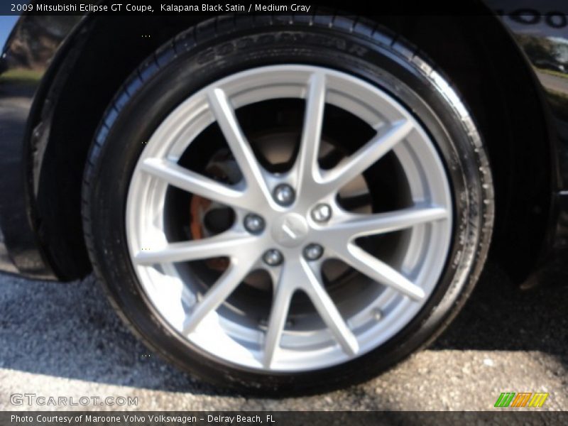 Kalapana Black Satin / Medium Gray 2009 Mitsubishi Eclipse GT Coupe