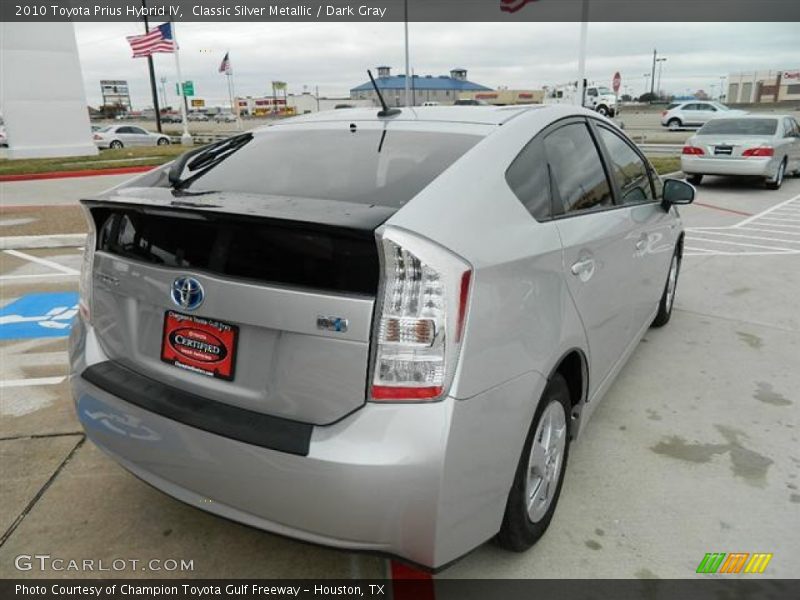 Classic Silver Metallic / Dark Gray 2010 Toyota Prius Hybrid IV