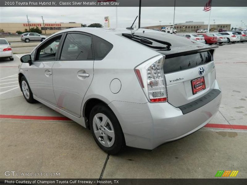 Classic Silver Metallic / Dark Gray 2010 Toyota Prius Hybrid IV