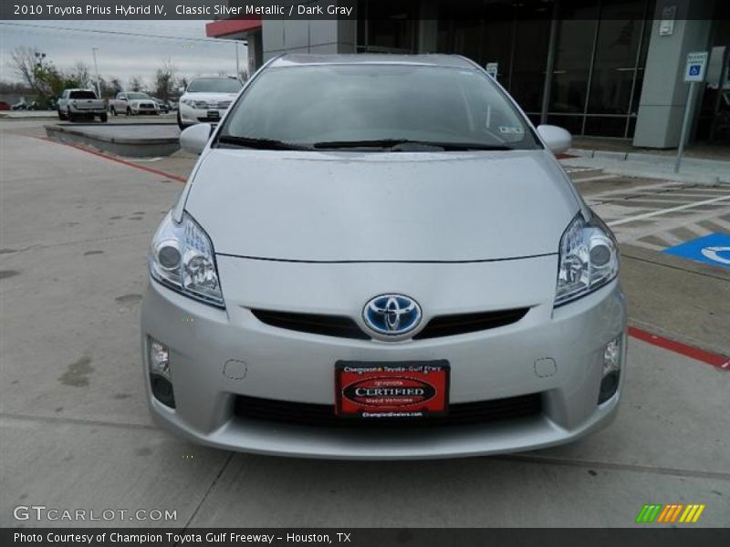 Classic Silver Metallic / Dark Gray 2010 Toyota Prius Hybrid IV