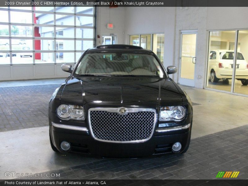 Brilliant Black / Dark Khaki/Light Graystone 2009 Chrysler 300 C HEMI Heritage Edition