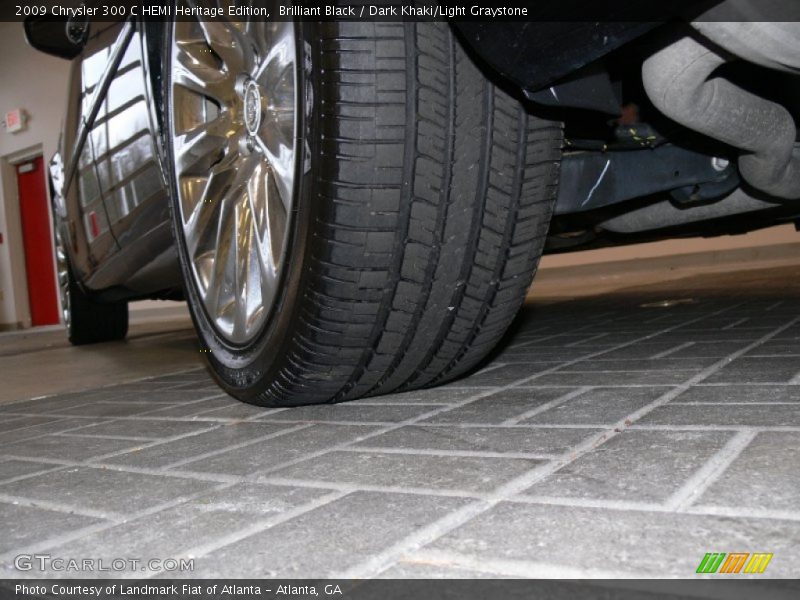 Brilliant Black / Dark Khaki/Light Graystone 2009 Chrysler 300 C HEMI Heritage Edition