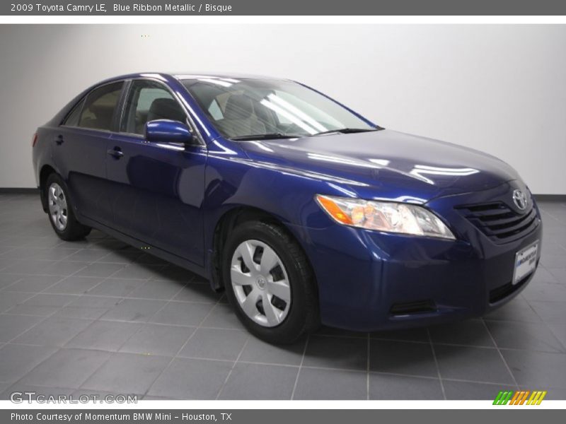 Blue Ribbon Metallic / Bisque 2009 Toyota Camry LE