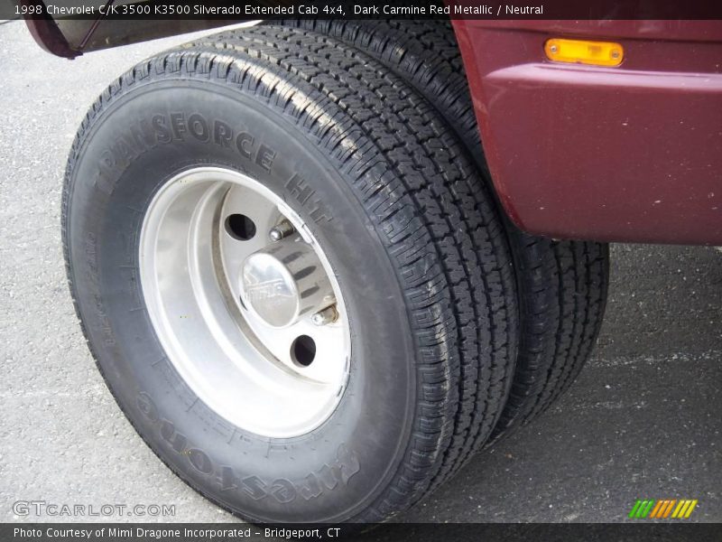 Dark Carmine Red Metallic / Neutral 1998 Chevrolet C/K 3500 K3500 Silverado Extended Cab 4x4