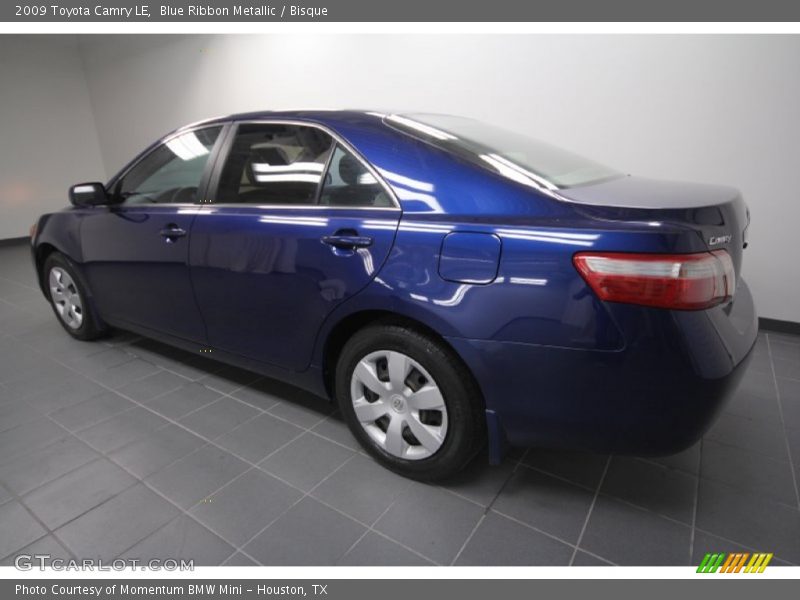 Blue Ribbon Metallic / Bisque 2009 Toyota Camry LE