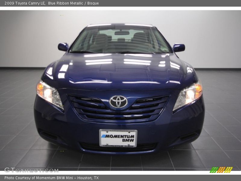 Blue Ribbon Metallic / Bisque 2009 Toyota Camry LE