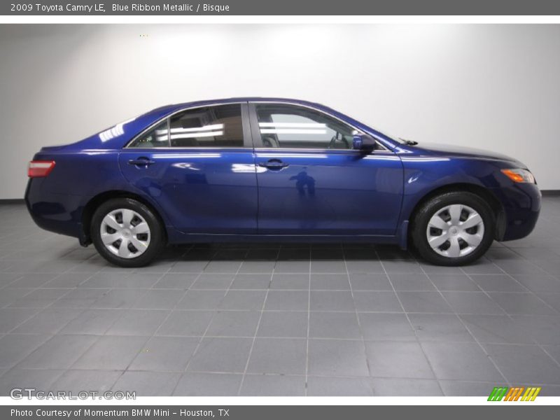 Blue Ribbon Metallic / Bisque 2009 Toyota Camry LE