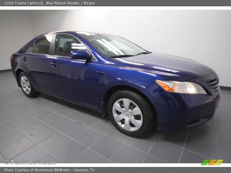 Blue Ribbon Metallic / Bisque 2009 Toyota Camry LE