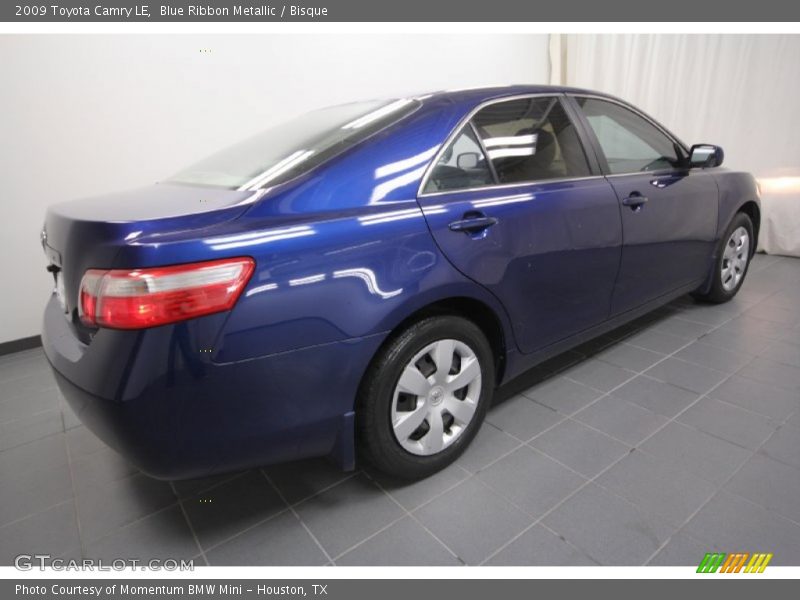 Blue Ribbon Metallic / Bisque 2009 Toyota Camry LE