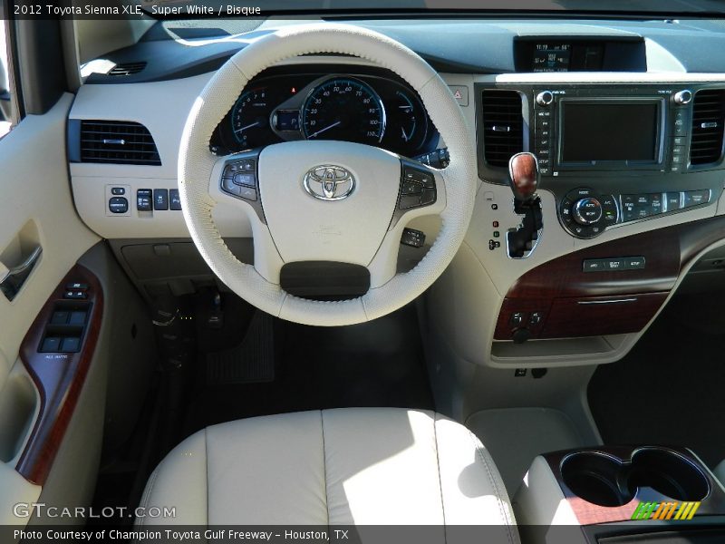 Super White / Bisque 2012 Toyota Sienna XLE
