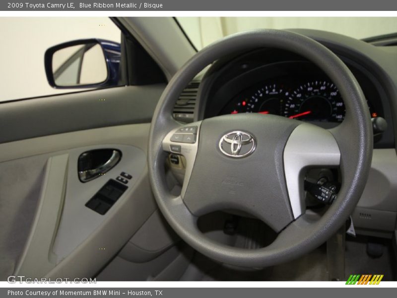 Blue Ribbon Metallic / Bisque 2009 Toyota Camry LE