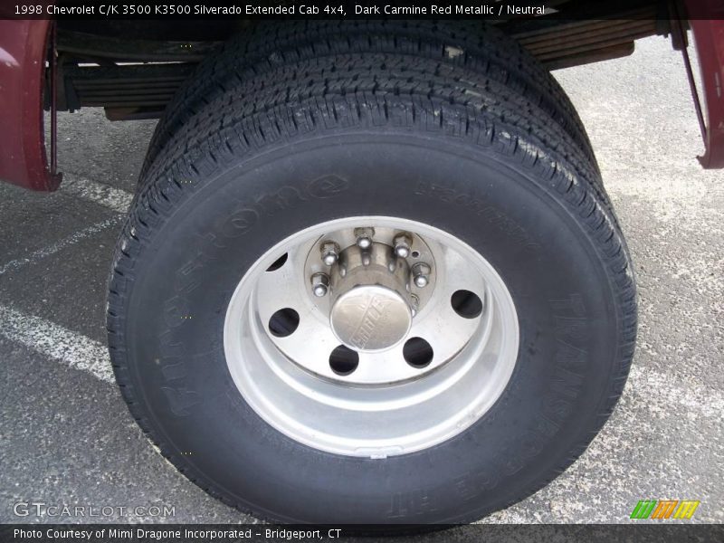 Dark Carmine Red Metallic / Neutral 1998 Chevrolet C/K 3500 K3500 Silverado Extended Cab 4x4