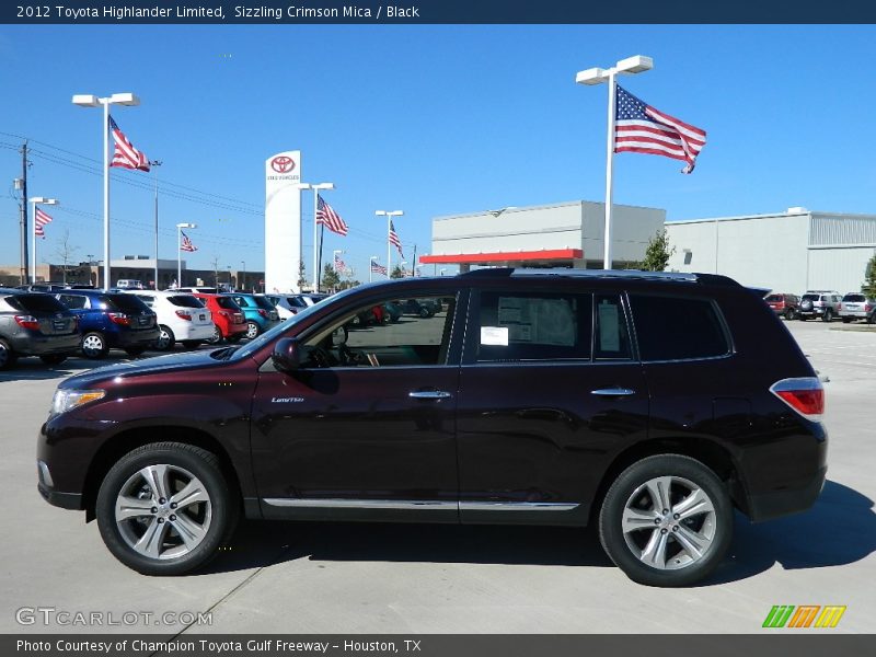  2012 Highlander Limited Sizzling Crimson Mica