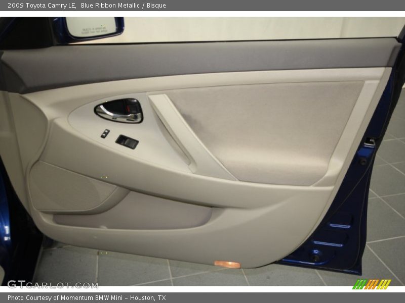 Blue Ribbon Metallic / Bisque 2009 Toyota Camry LE