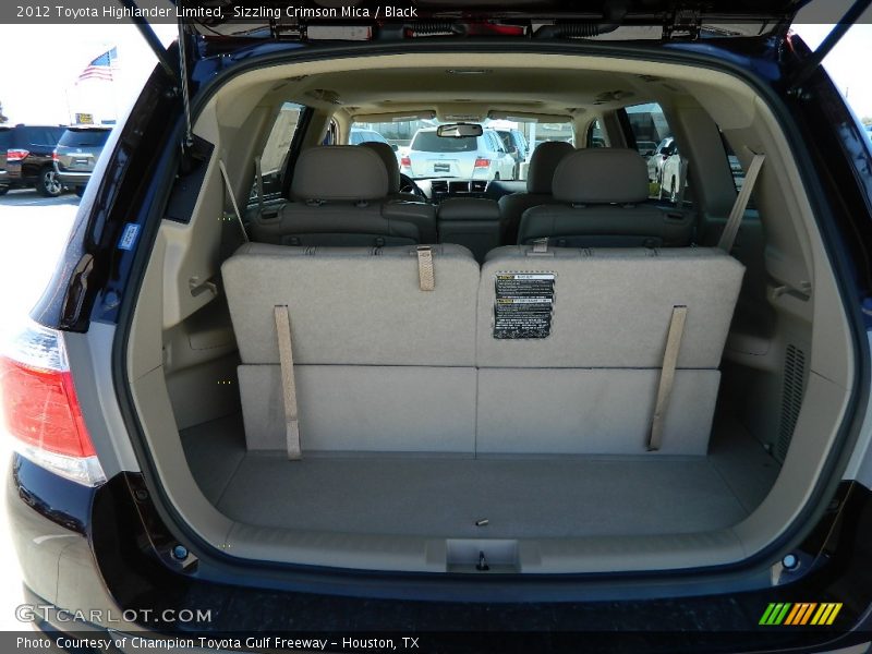  2012 Highlander Limited Trunk