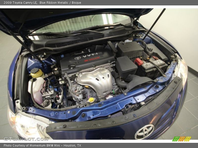 Blue Ribbon Metallic / Bisque 2009 Toyota Camry LE