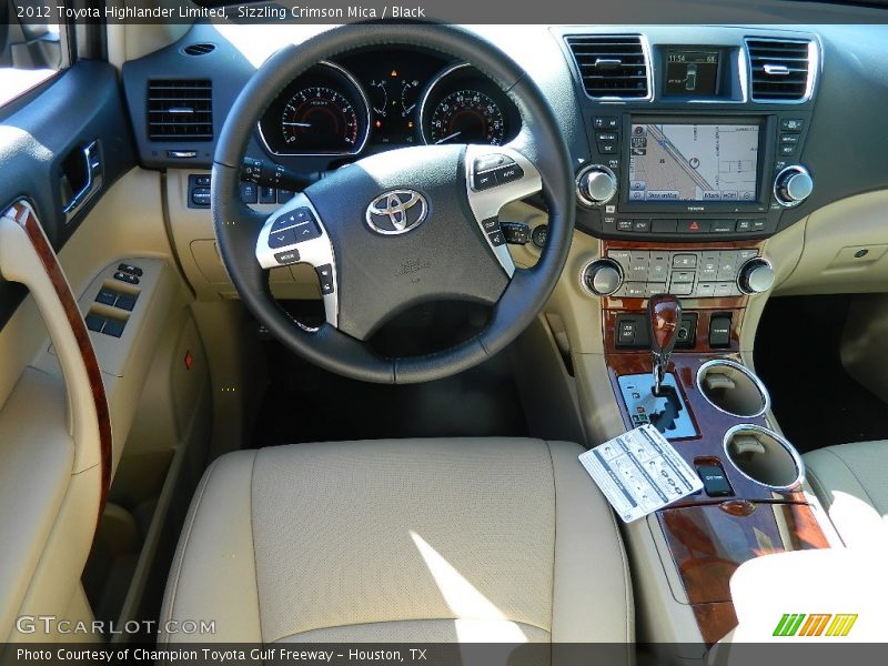 Dashboard of 2012 Highlander Limited
