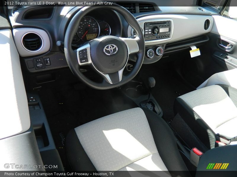 Wave Line Blue Pearl / Ash Gray 2012 Toyota Yaris LE 3 Door