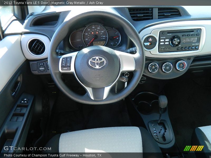 Magnetic Gray Metallic / Ash Gray 2012 Toyota Yaris LE 5 Door