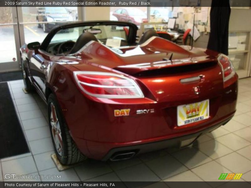 Ruby Red / Black 2009 Saturn Sky Red Line Ruby Red Special Edition Roadster