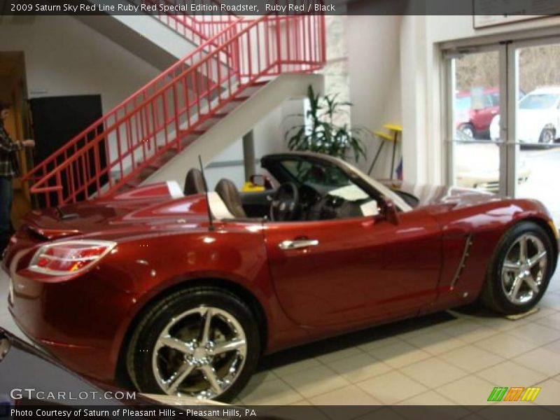 Ruby Red / Black 2009 Saturn Sky Red Line Ruby Red Special Edition Roadster