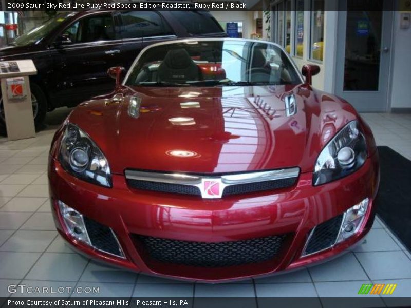 Ruby Red / Black 2009 Saturn Sky Red Line Ruby Red Special Edition Roadster