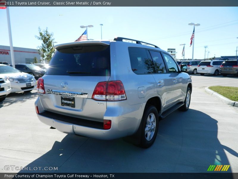 Classic Silver Metallic / Dark Gray 2011 Toyota Land Cruiser