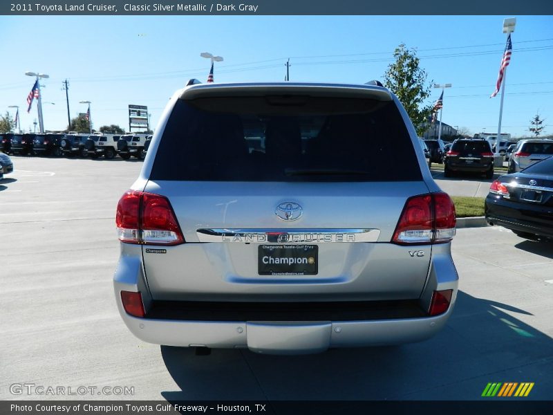 Classic Silver Metallic / Dark Gray 2011 Toyota Land Cruiser