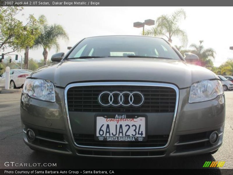 Dakar Beige Metallic / Beige 2007 Audi A4 2.0T Sedan