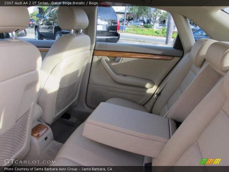 Dakar Beige Metallic / Beige 2007 Audi A4 2.0T Sedan