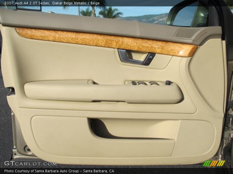 Dakar Beige Metallic / Beige 2007 Audi A4 2.0T Sedan