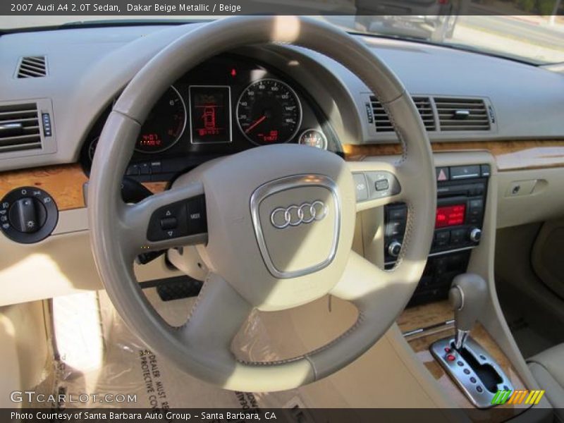 Dakar Beige Metallic / Beige 2007 Audi A4 2.0T Sedan