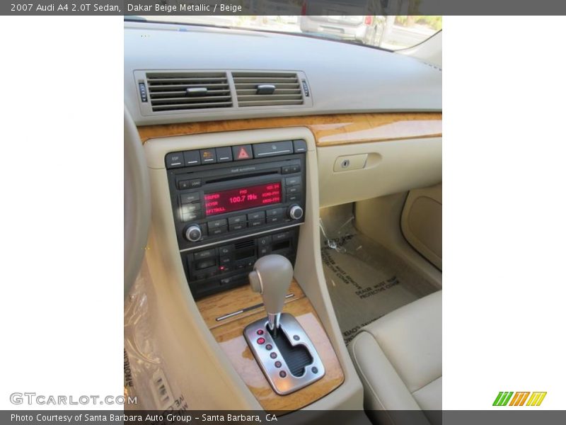 Dakar Beige Metallic / Beige 2007 Audi A4 2.0T Sedan