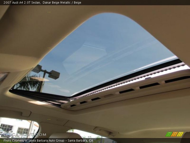 Dakar Beige Metallic / Beige 2007 Audi A4 2.0T Sedan
