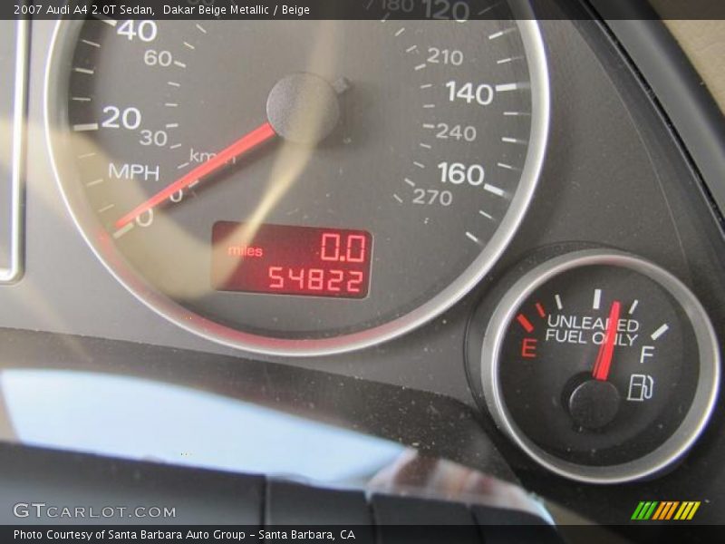 Dakar Beige Metallic / Beige 2007 Audi A4 2.0T Sedan