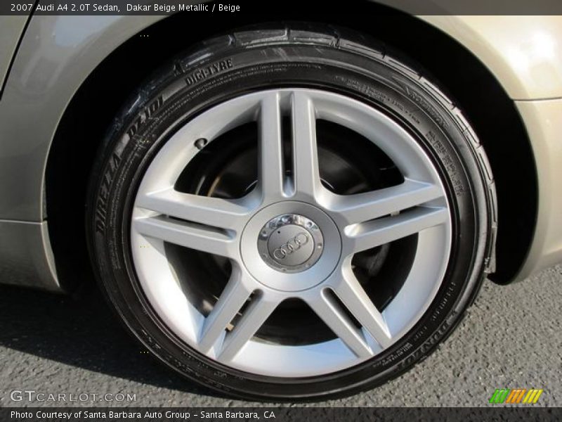 Dakar Beige Metallic / Beige 2007 Audi A4 2.0T Sedan