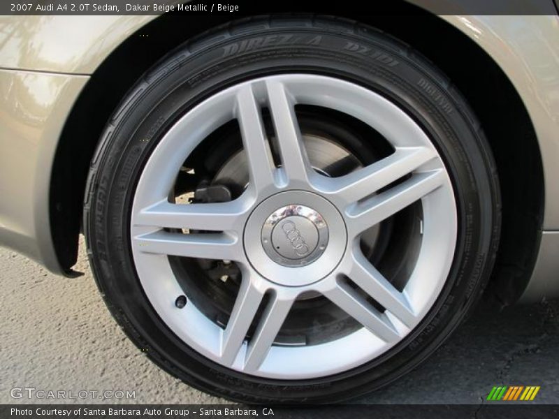 Dakar Beige Metallic / Beige 2007 Audi A4 2.0T Sedan