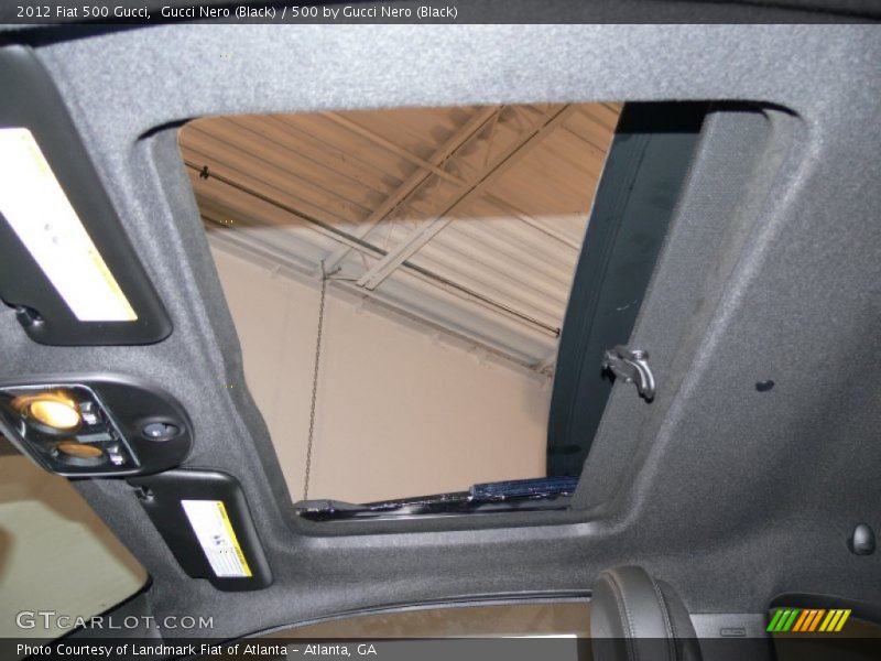 Sunroof of 2012 500 Gucci