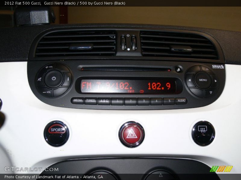 Audio System of 2012 500 Gucci