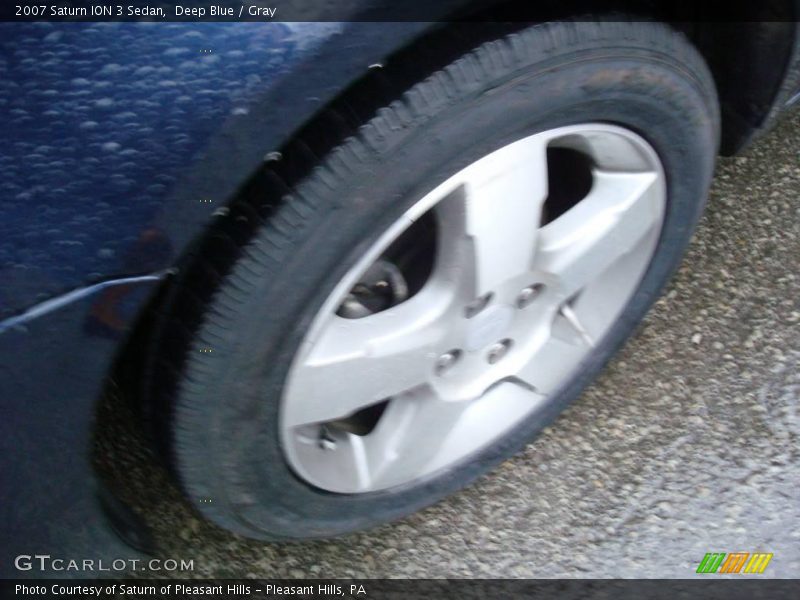 Deep Blue / Gray 2007 Saturn ION 3 Sedan