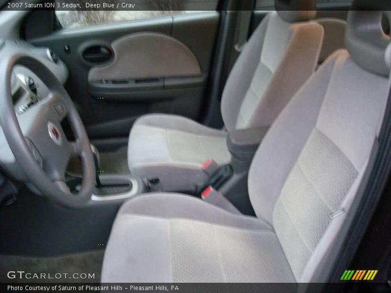 Deep Blue / Gray 2007 Saturn ION 3 Sedan