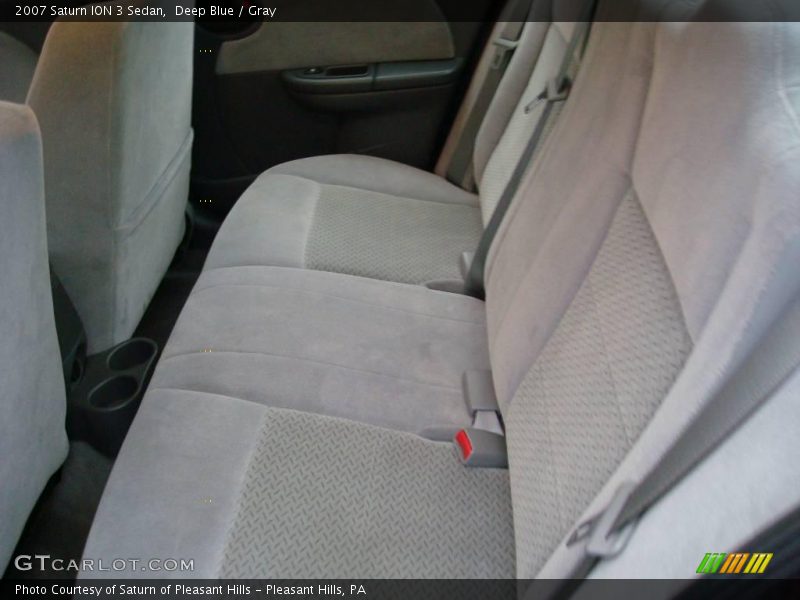 Deep Blue / Gray 2007 Saturn ION 3 Sedan