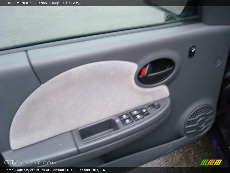 Deep Blue / Gray 2007 Saturn ION 3 Sedan