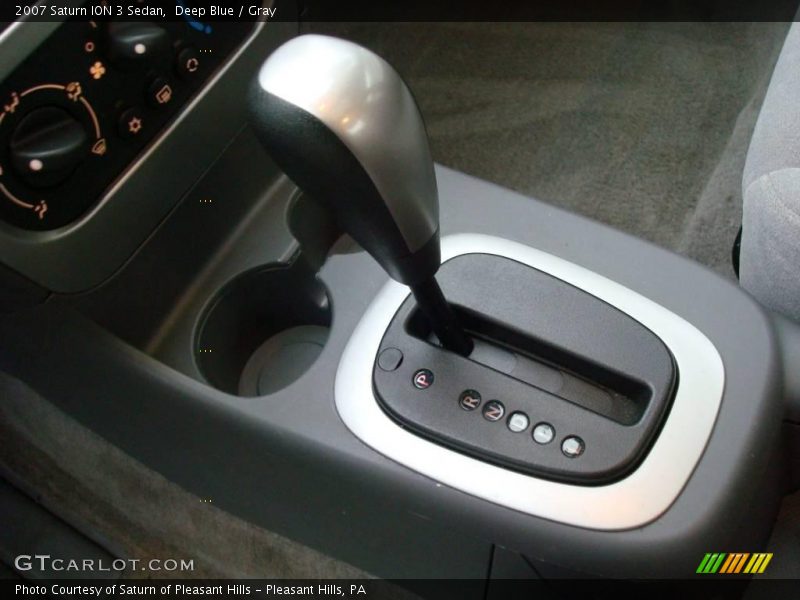 Deep Blue / Gray 2007 Saturn ION 3 Sedan
