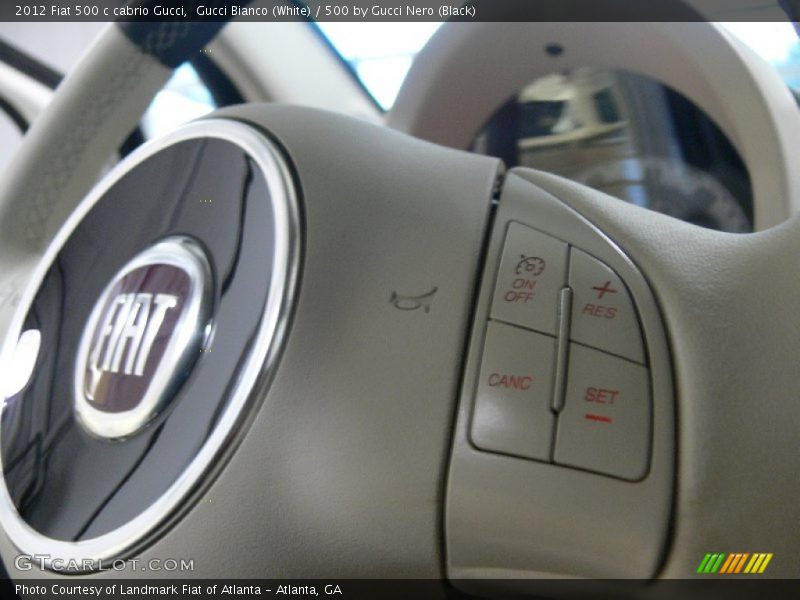 Controls of 2012 500 c cabrio Gucci